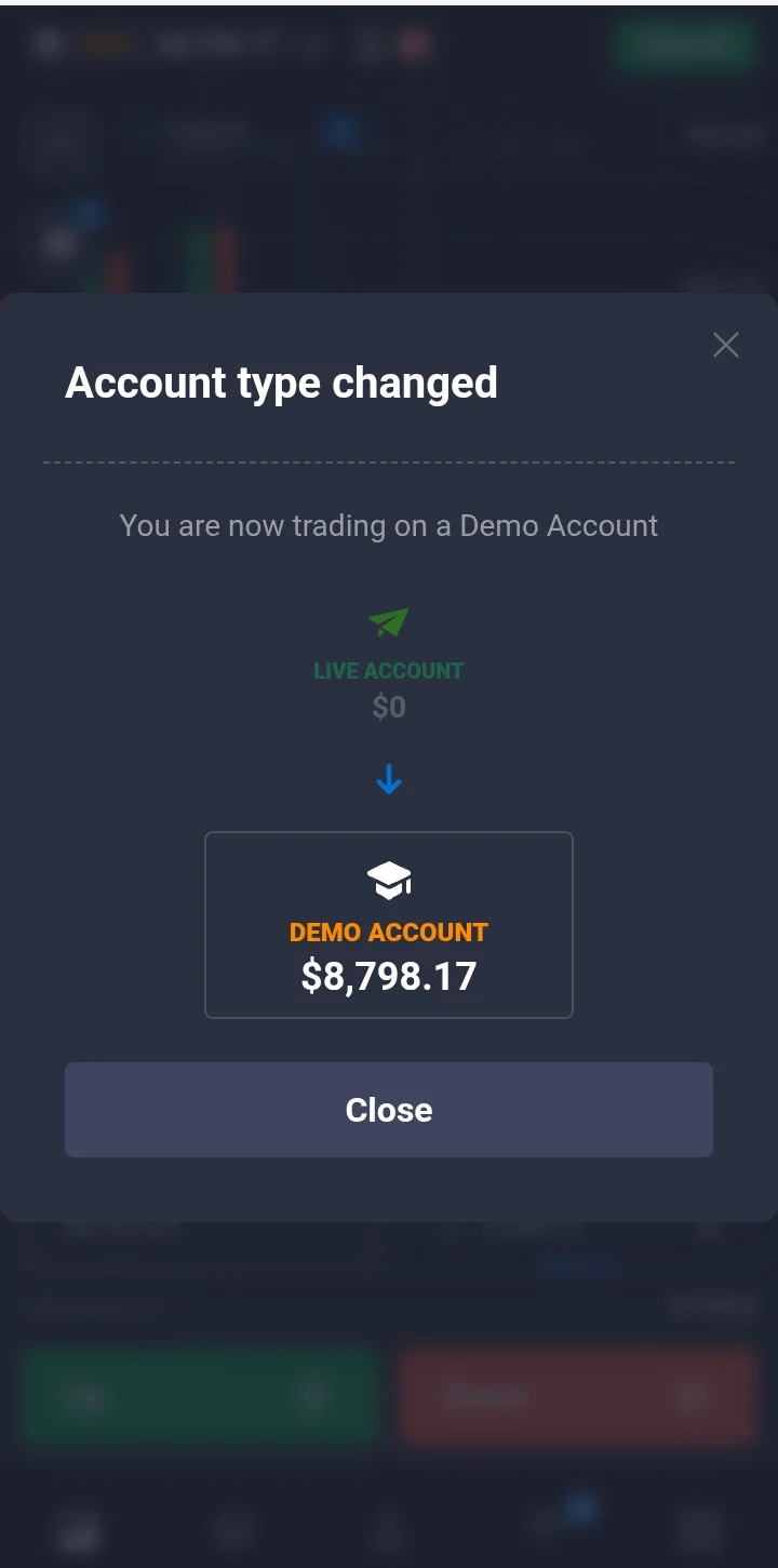 デモアカウントの使用