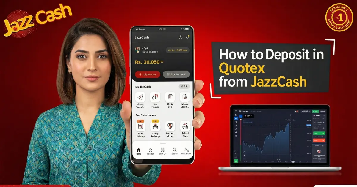 How to Deposit on Quotex Using JazzCash  Easy Method Explained
