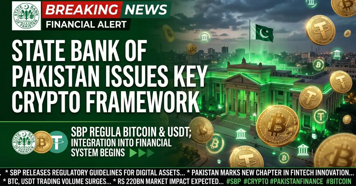 Pakistan Makes Crypto Legal: SBP Now Allows Banks to Open  Crypto Accounts in 2026
